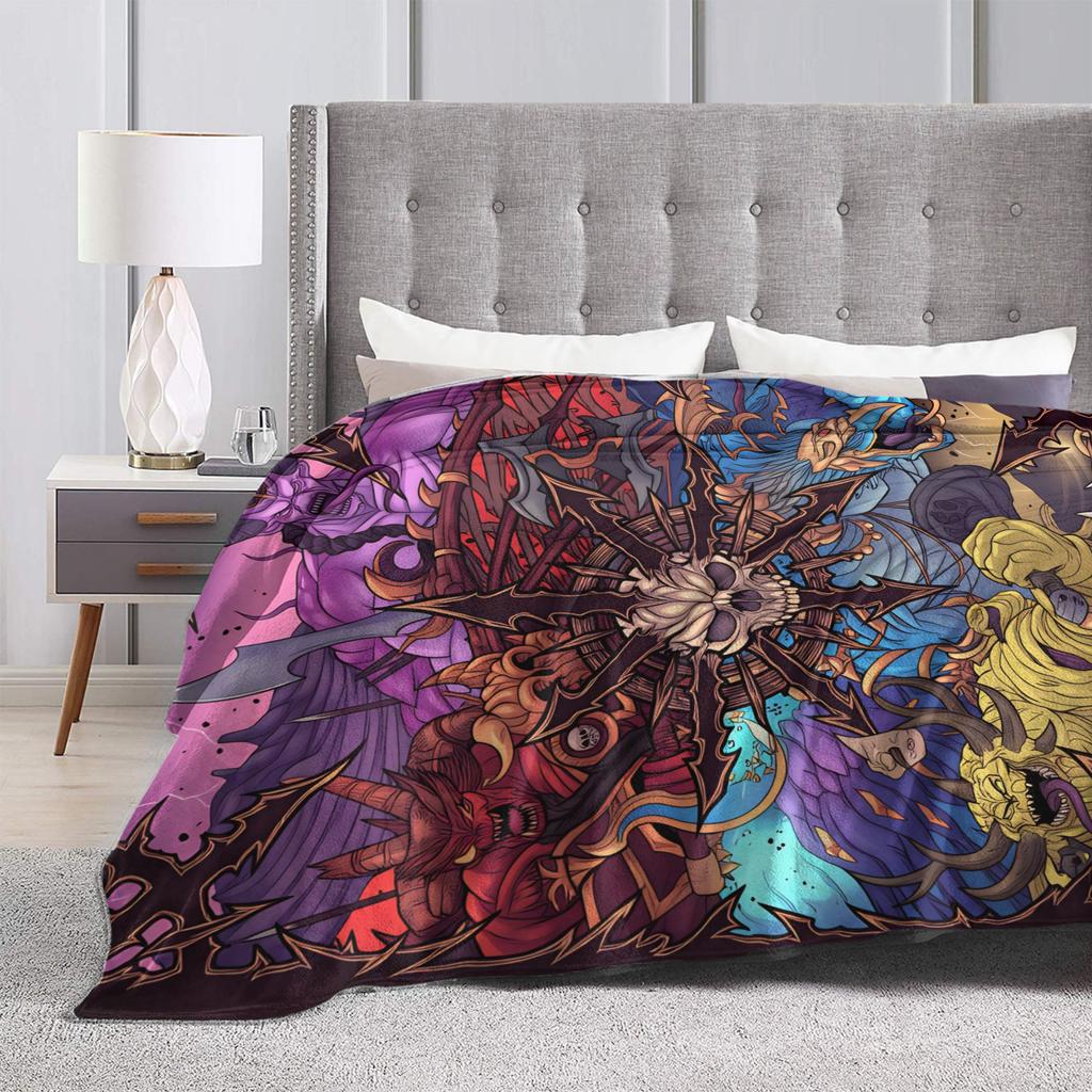 Hades Zagreus Soft Warm Blanket  Travel Office Plush Throw Blanket Funny Living Room Flannel Bedspread Sofa Bed Cover