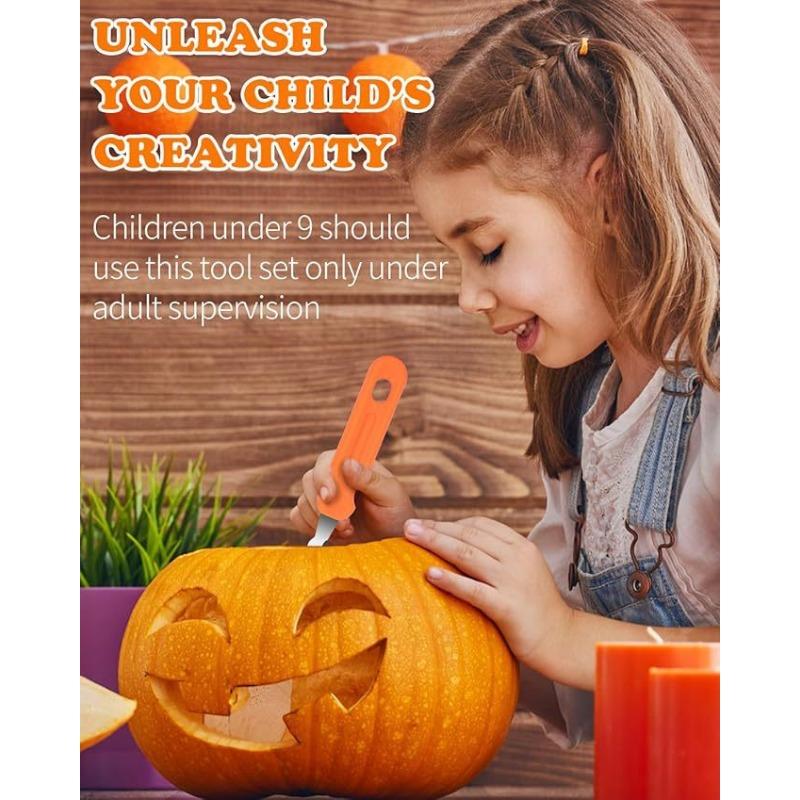 Инструмент для вырезания тыквы на Хэллоуин нож из нержавеющей стали набор инструментов для карвинга фруктовой тарелки