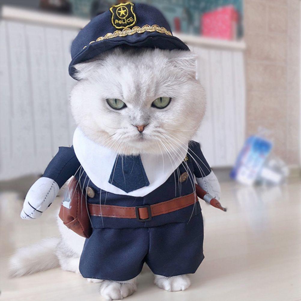 Кукла 1 шт. Милая забавная комичная одежда для домашних животных на Хэллоуин, наряды для кошек, одежда для собак, костюм для косплея собак