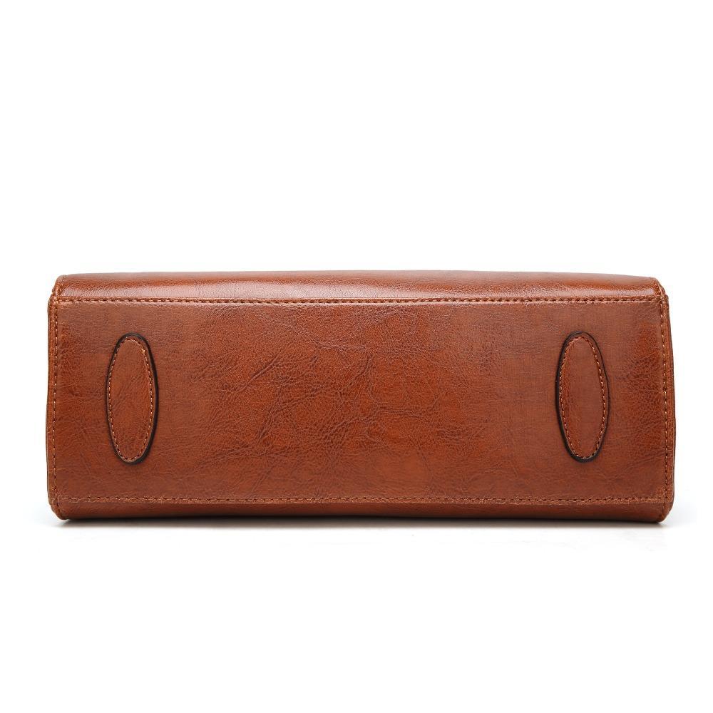 Винтажная сумка с ручкой сверху Сумки из искусственной кожи Сумка через плечо Повседневная женская сумка-мессенджер Женский