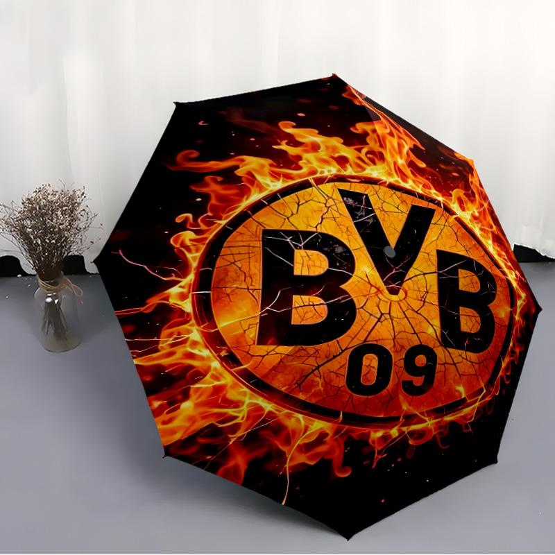 1pc B-BVB Umbrella, Sun Protection, And UV Shielding. It Has Eight Sturdy Ribs for Outdoor Use And Perfect As a Holiday Gift