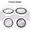 2pcs Lens Guards PC Len Protective Mirror For Insta360 X5 Camera Cap Protector Cover Rotating Protective Sports Camera Accessory