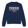 Ferris BuellerÂ´s Day Off Unisex Adult Ferris For President Sweatshirt