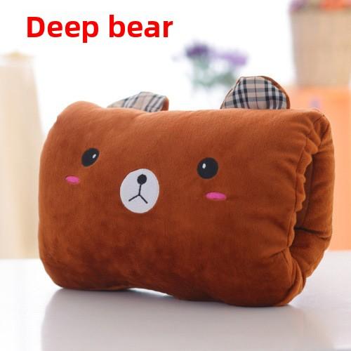 Kids Cute Gift Winter Cartoon Plush Toys Hand Warmer Cartoon Animals Soft Pillow Hand Hold Warm Cushion Gift. Non Electrical