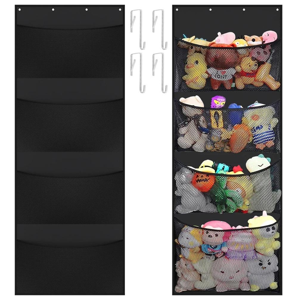 Large Size Doll Display Mesh Hanging Bag New Toy Organizer  Children's Room