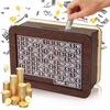 High-End Wooden Piggy Bank: New 2025 Model, Perfect Birthday Gift for Men & Women - Savings Only