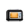 Тостер с двумя отделениями и окном Toasteo Glass Black Kitchencook