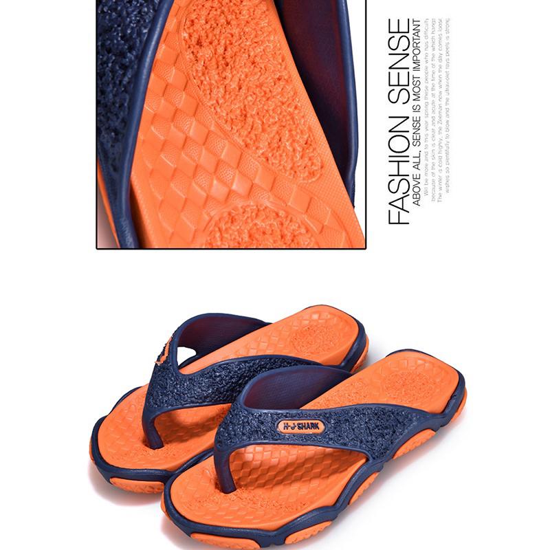 Men Fashion Summer Slipper Men Wear Non Slip Beach Sandals Flip Flops