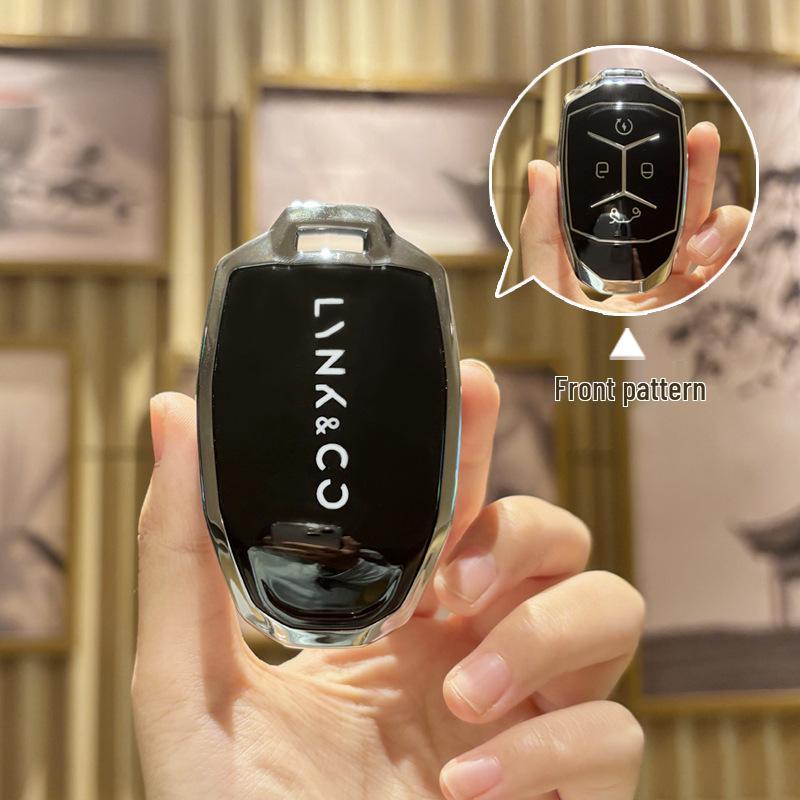 Чехол для ключа Lynk&Co: Мультяшная мода для моделей 01, 02, 03 – Высококачественная сумка для ключей от машины для мужчин и женщин (22 Дизайна)