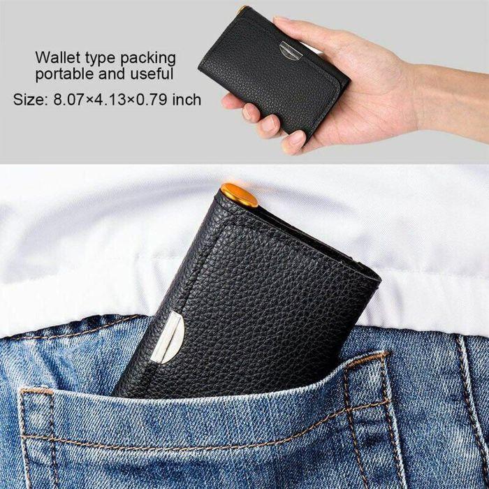 Jeu de tournevis - Largeight - 25 pièces - Sac en cuir noir - Embouts Torx - Usage polyvalent