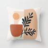 Modern Minimalist Abstract Pillow Cover Minimalist Geometric Peachskin Velvet Cushion
