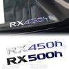 QMV5 Suitable for RX300, RX350, RX500h, RX450h, RX270, RX200t Lexus tail emblem decorative metal letter stickers