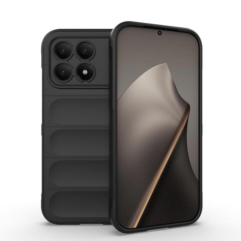 For Xiaomi Poco F8 Pro/Xiaomi Redmi K90 5G TPU Case WANLONFENG HD Series Anti Slip Phone Cover with Tempered Glass