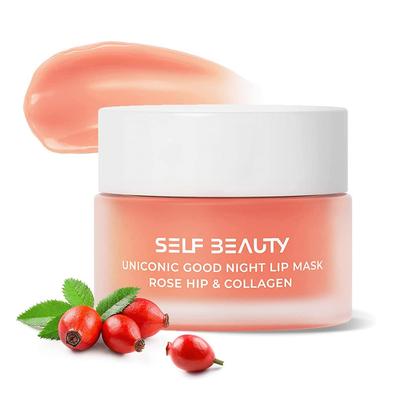 Self Beauty Unicorn Goodnight Lip Mask Шиповник коллагеновый интенсивный увлажняющий уход для губ Корейская косметика Японская 14,5 г и [Официальный