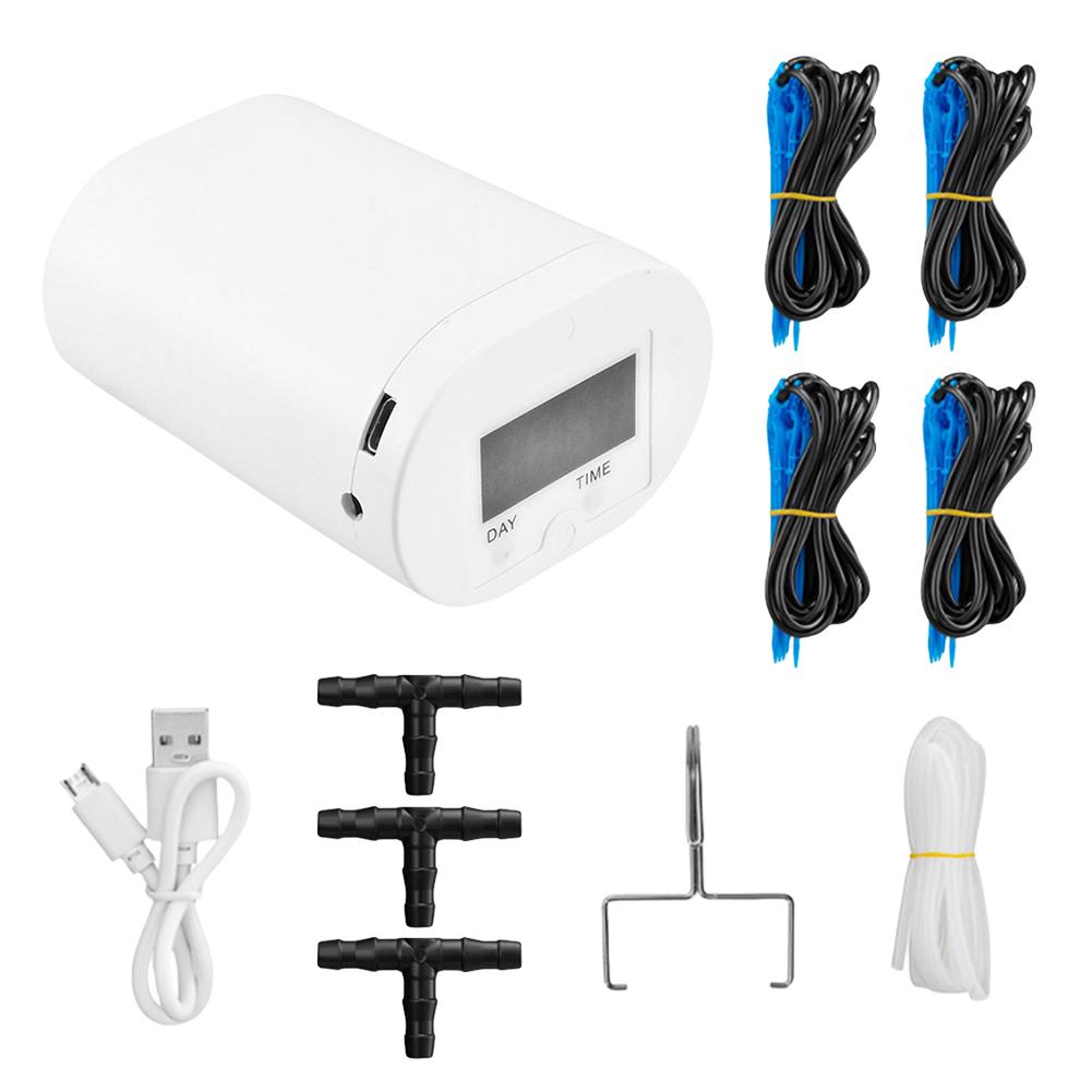 2/8/16 Heads Automatic Watering Pump Controller Flowers Plants Home Sprinkler Drip Irrigation Device Pump Timer System Garden
