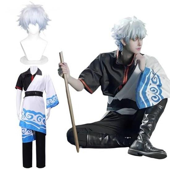 Shinpei Ryouhin Gintama Cosplay Wig Kamui Sakata Gintoki Hijikata Toshiro Okita Sougo Katsura Kotarou Kagura Costume Yato Clan Byakuyasha Adult Anime