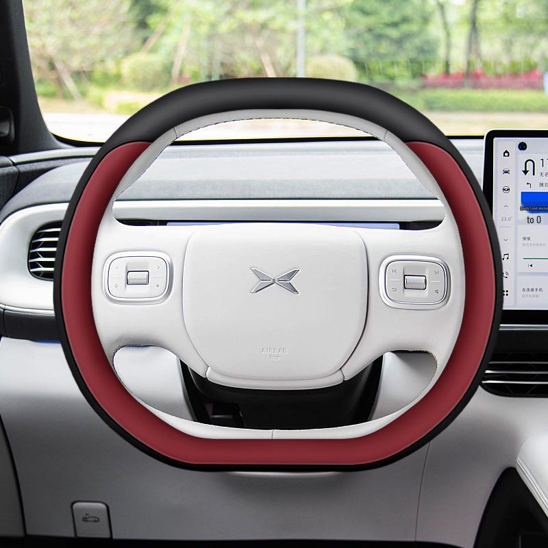 Совместимые чехлы на руль из кожи наппа для 24 моделей XPeng G6: X9, P7, P5, M03, G9 и G3 (только ручная работа).