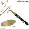 Paint Marker - Graph'it - Gold Color - Fine Tip 2.5 Mm - Opaque