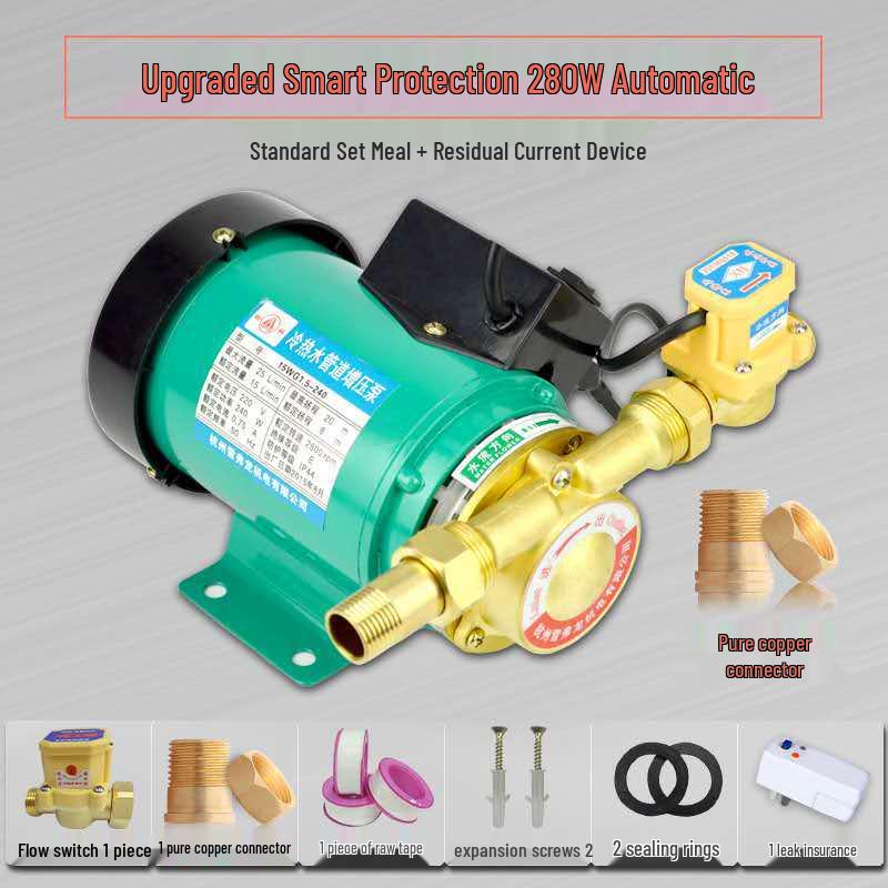 Автоматический бустерный насос из нержавеющей стали для горячей и холодной водопроводной воды: 90/100/120/150 Вт Нагреватель для трубопровода для всего дома.