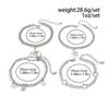 SHIXIN 4Pcs/Set Punk Silver Color Multi Layer Cuban Chain Bracelet for Men Hip Hop Pentagram Pendant Bracelet Male Jewelry Gift