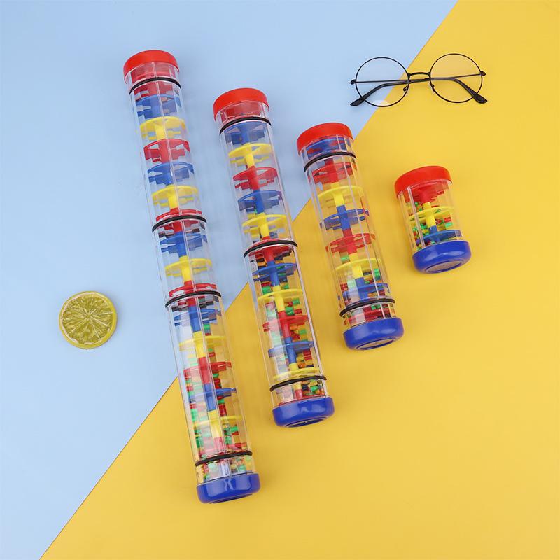 Rainmaker Rain Sound Stick Tube Musical Instrument Toddler Hand Shaking Music Montessori Early Education Toy Popular Baby Kids