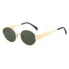 Oval Sunglasses For Women With High-end Metal Sunglasses Small Frame Retro Internet Celebrity Street S Sunglasses 2180
