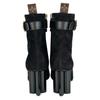 Excellent LOUIS VUITTON Ankle boots black Suede leather Women 35 1A965S Used