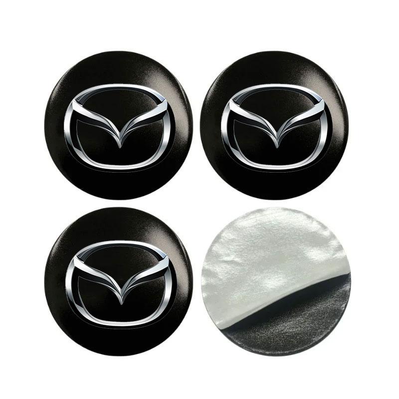 AAET1 Колпачок ступицы колеса автомобиля Наклейки с логотипом на диск для Mazda M3 M6 MP Skyactiv Axela Atenza Biante BT-50 CX-30 Аксессуары