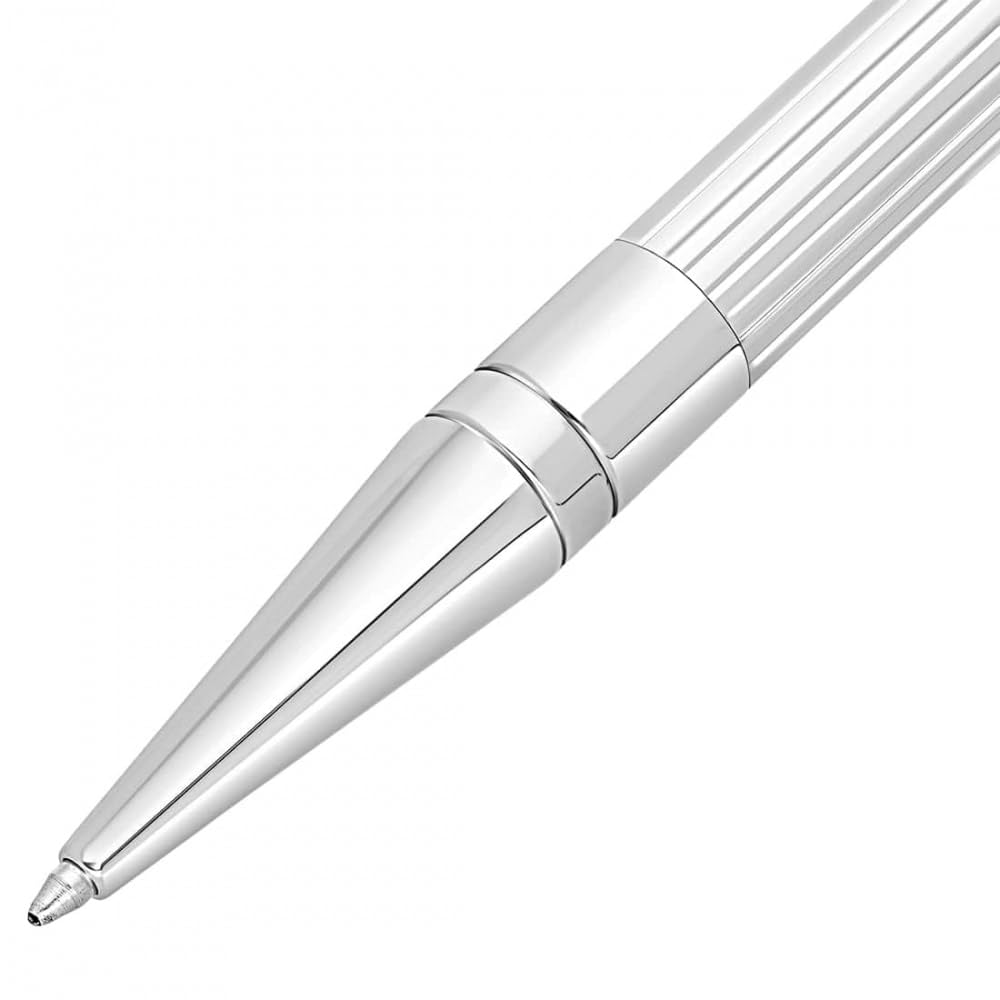 Шариковая ручка 265201 Импортная ручка S.T.Dupont D-Initial, Хром, (Подлинный продукт)