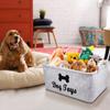 Ящик для игрушек для собак, корзина для хранения домашних животных, складной тканевый органайзер, ящик для хранения с ручкой, контейнер для хранения