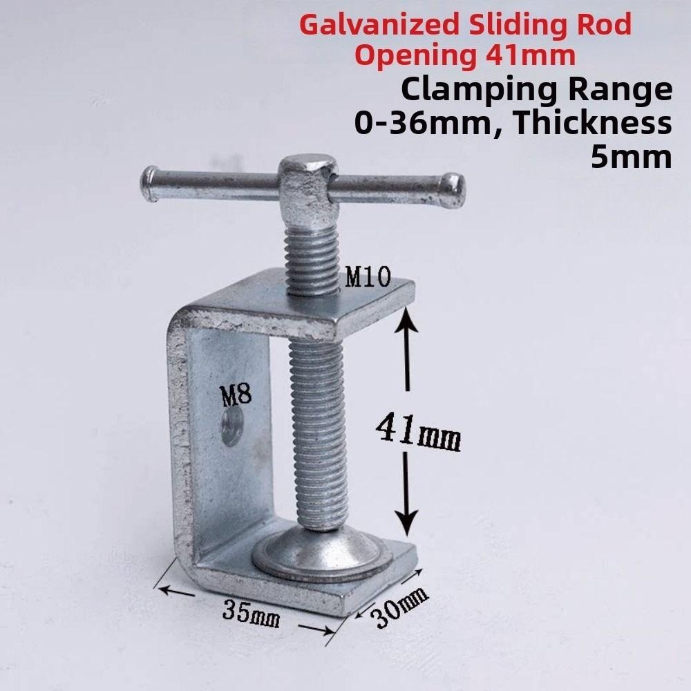 Adjustable Square Clamp Zinc Plating Fixed Holder Clip Professional C-clamp  Hardware Fasteners