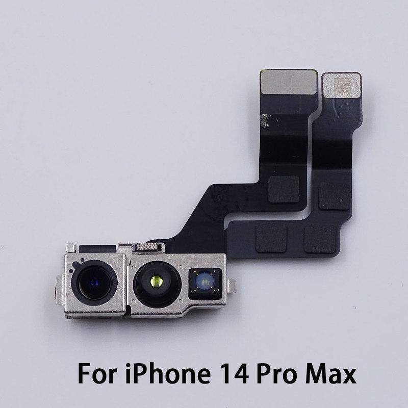 A+++ Front Camera For iPhone 14 Pro Max 14 Mini 14 Plus Front Camera Replacement Test Back Clear Focus Clear Parts With Face ID