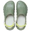 Crocs Echo Round Toe Thick Sole Clogs Unisex Footwear Avocado-Green 207937-308