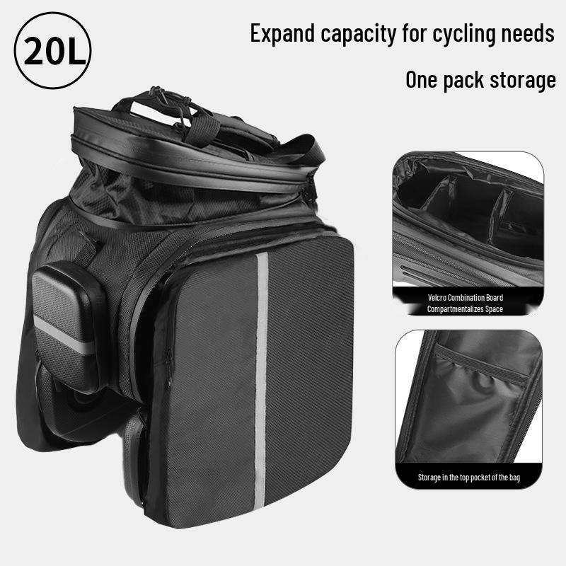 Universal Waterproof Bike & Scooter Storage Tail Bag with Phone Pocket