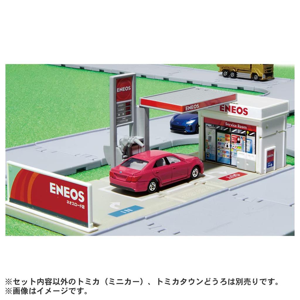TAKARA TOMY Tomica Tomica Town Gas Station ENEOS Mini Car Toy Возраст 3+