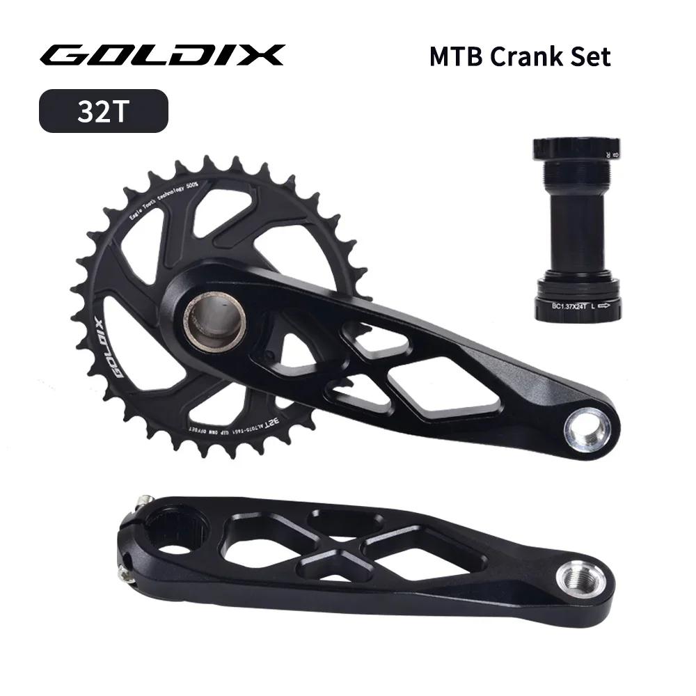 GOLDIX MTB Шатуны BSA 24 мм 165 мм 170 мм 175 мм Direct Mount R-SPEC Trail Полые Велосипедные Шатунные Оси DH AM XC для Shimano SRAM