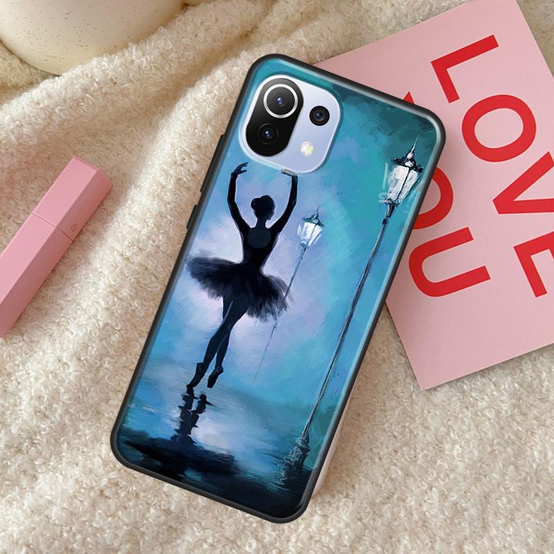 Gymnastics Oil Painting For POCO F3 F1 M3 M4 X3 Pro GT X4 Pro Phone Case For Xiaomi Mi 11 Lite 12 11T Pro Cover