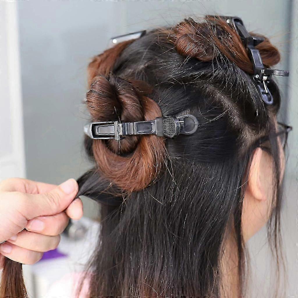 12pcs Alligator Hair Clips Hair Cutting Women Professional Salon Hairclips Kit