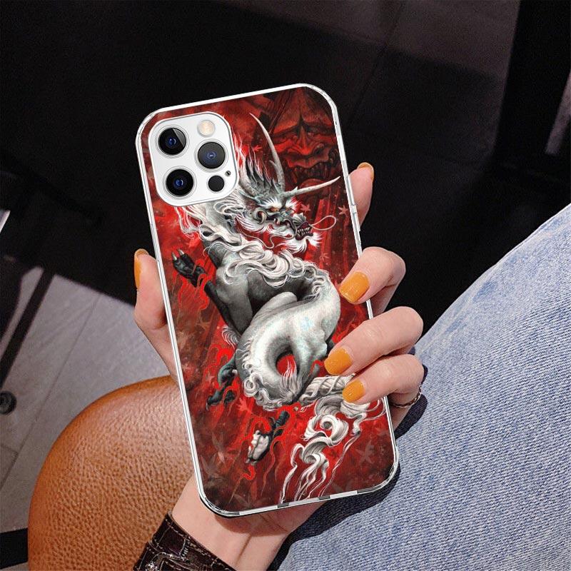 Азиатские Драконы Животное Татуировка Чехол для Телефона для Iphone 17 Air 16 11 12 13 Mini 14 Plus 15 Pro Max 7 8E SE 2020 16ProMax Чехол для Телефона C