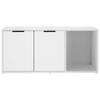 Cat Litter Box Furniture White 100 x 49 x 45 cm Engineered Wood