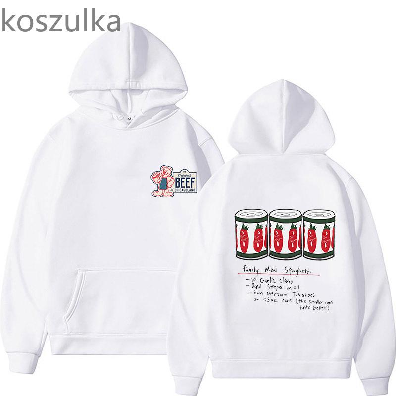 Толстовка с капюшоном The Original Beef Of Chicagoland для мужчин, осенняя флисовая толстовка, унисекс, эстетическая толстовка с капюшоном, ретро-принт с комиксами, графическая одежда