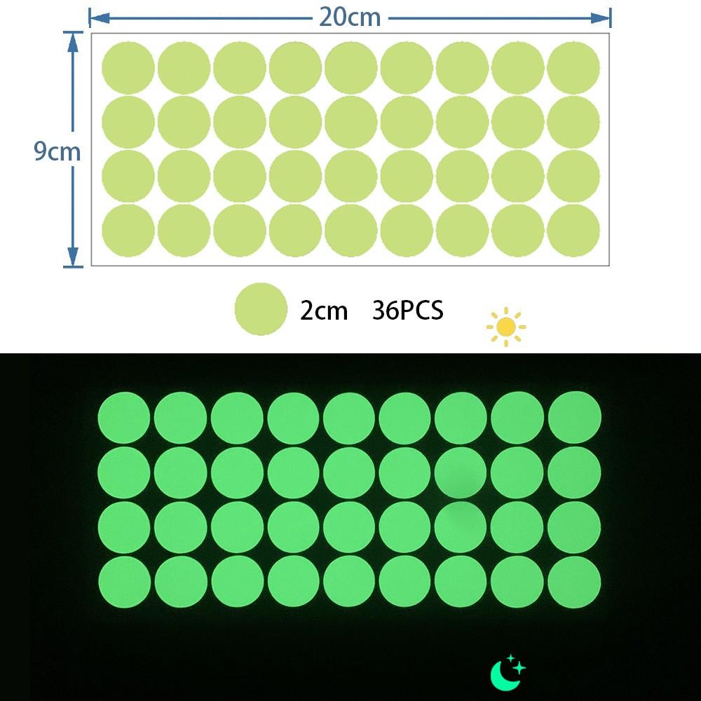 Glow-in-the-dark Stars Glow Wall Stickers Living Room Bedroom Switch Decoration Children's Room Dorm DIY Creative Glow-in-the Dark Stickers