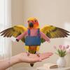 Одежда для попугая Птицы Веселый Косплей Наряд Полосатый Ромпер с Рукавом для Волнистого попугайчика Кореллы Повседневный