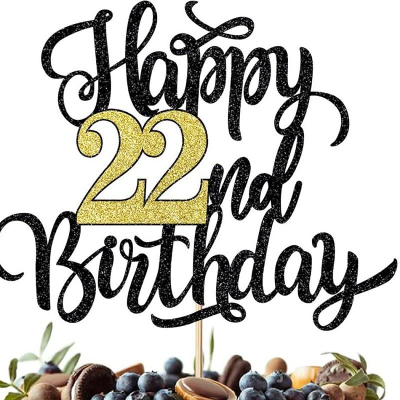 Birthday Cake TopperHappy Paper Decor Party Celebration