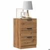 VidaXL Bedside Table Artisan Oak 40x36x65 Cm Engineered Wood, Bedside Cabinet, Side Table, Bed Cabinet, 856934