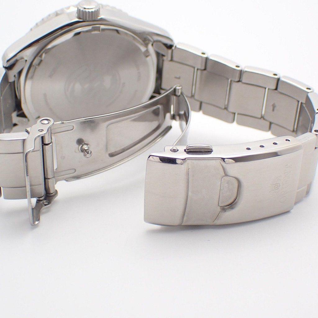 Used [Beautiful Condition] Orient Mako 40 Solar Men's Watch Brown Dial Genuine SS Bracelet RN-WJ0004Y [Ioki Shouten]