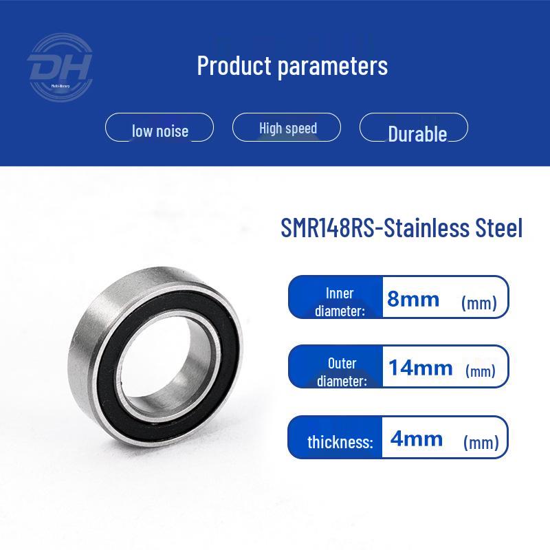 Rust-Proof Stainless Steel Miniature Pulley with Deep Groove Ball Bearing - Anti-Corrosion Gyroscope Ornament Accessory