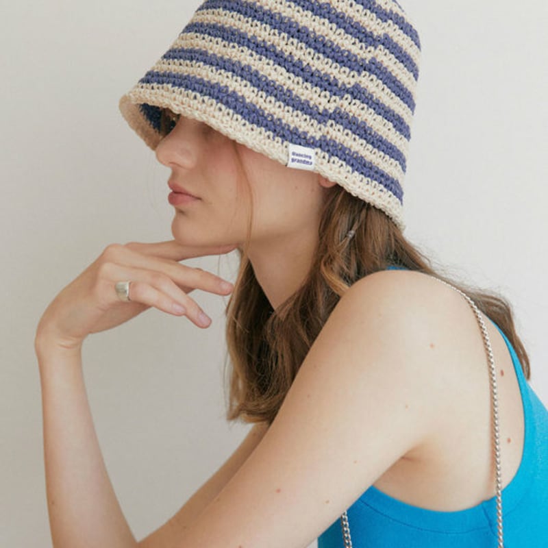 DANCING GRANDMA GRANNY HAT : SAND BLUE