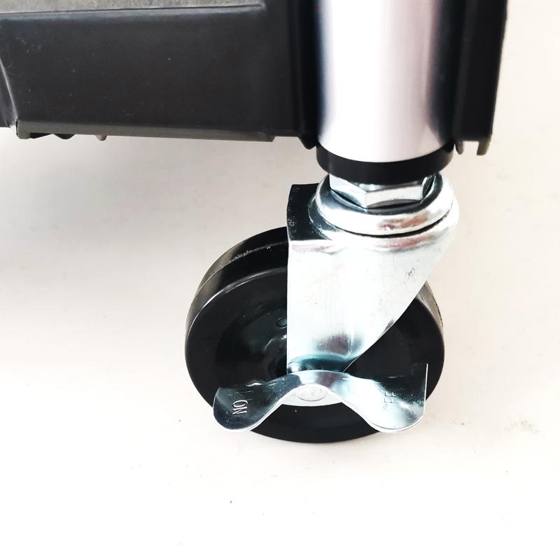 Прочная складная тележка для инструментов для выездной киносъемки с колесами и полкой для хранения