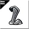 Cobra 3D Styling Metal Sticker Front Grille Badge Body Fender Car Rear Decal Decor Accessories For  SVT GT350 R GT500 Shelby